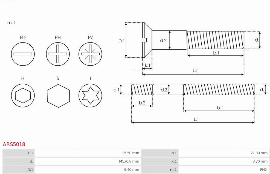 AS-PL ARS5018 - Ремкомплект, генератор autospares.lv