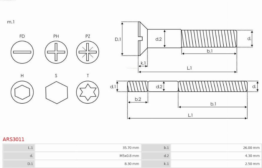 AS-PL ARS3011 - Ремкомплект, генератор autospares.lv