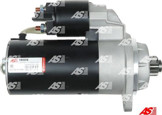 AS-PL S9200S - Стартер autospares.lv