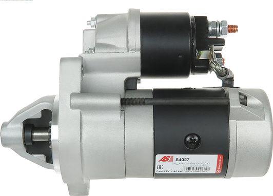 AS-PL S4027 - Стартер autospares.lv