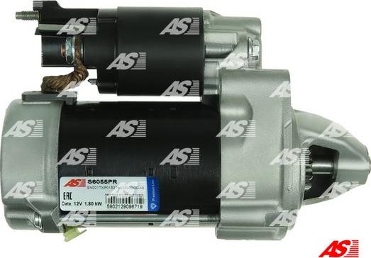 AS-PL S6055PR - Стартер autospares.lv