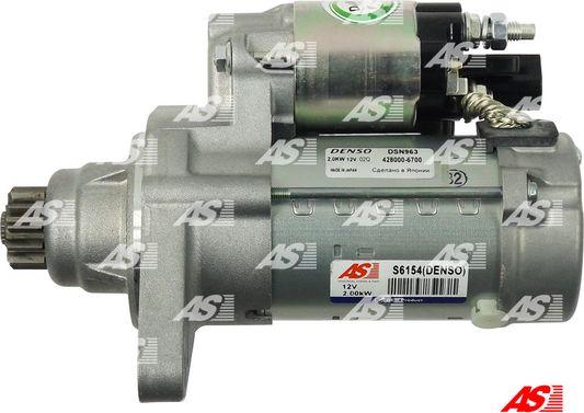 AS-PL S6154(DENSO) - Стартер autospares.lv