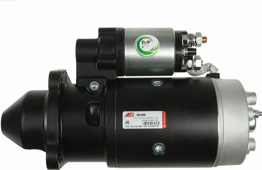 AS-PL S0469 - Стартер autospares.lv