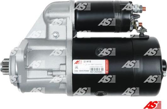 AS-PL S0415 - Стартер autospares.lv