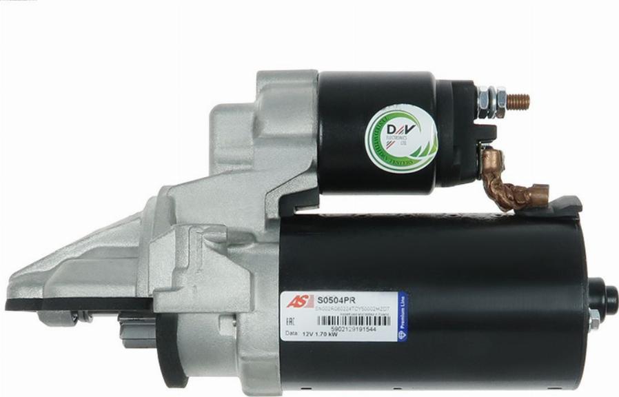 AS-PL S0504PR - Стартер autospares.lv