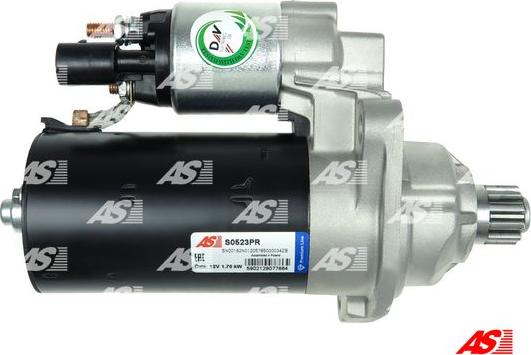 AS-PL S0523PR - Стартер autospares.lv