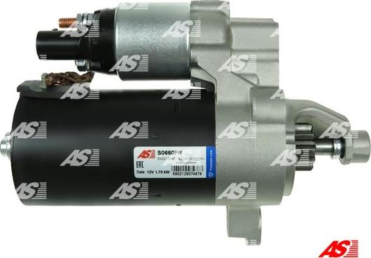 AS-PL S0660PR - Стартер autospares.lv