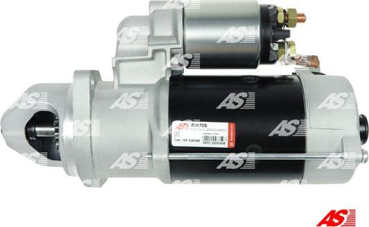 AS-PL S0670S - Стартер autospares.lv