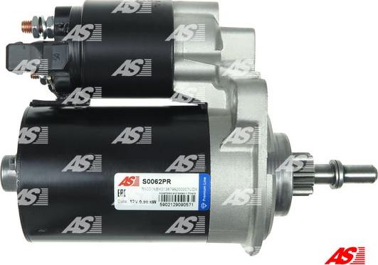 AS-PL S0062PR - Стартер autospares.lv