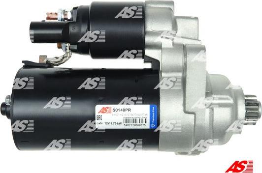 AS-PL S0140PR - Стартер autospares.lv