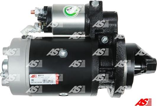 AS-PL S0111 - Стартер autospares.lv