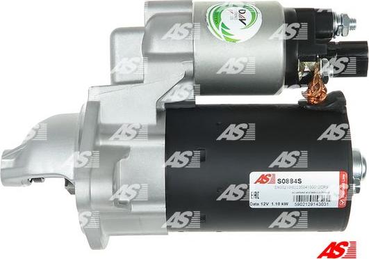 AS-PL S0884S - Стартер autospares.lv