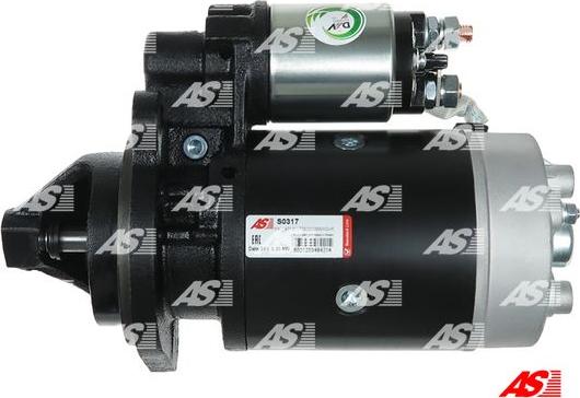 AS-PL S0317 - Стартер autospares.lv