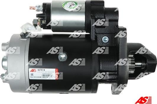 AS-PL S0761S - Стартер autospares.lv