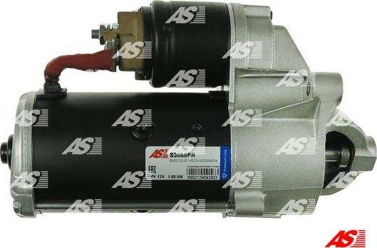 AS-PL S3058PR - Стартер autospares.lv