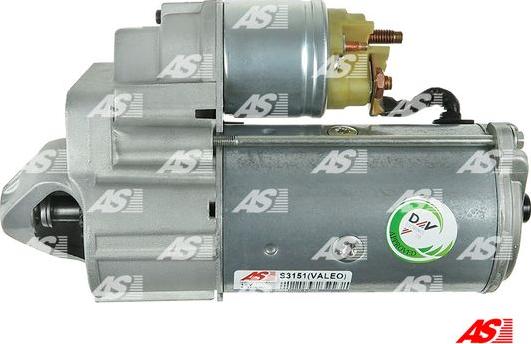 AS-PL S3151(VALEO) - Стартер autospares.lv