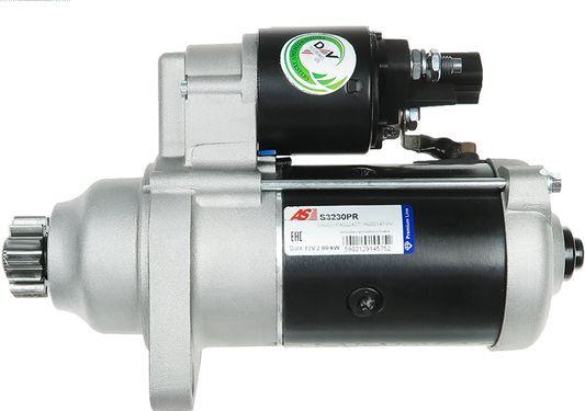 AS-PL S3230PR - Стартер autospares.lv