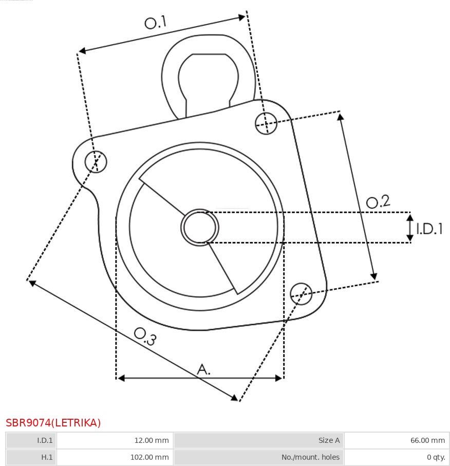 AS-PL SBR9074(LETRIKA) - Крышка стартера, карбюратор autospares.lv