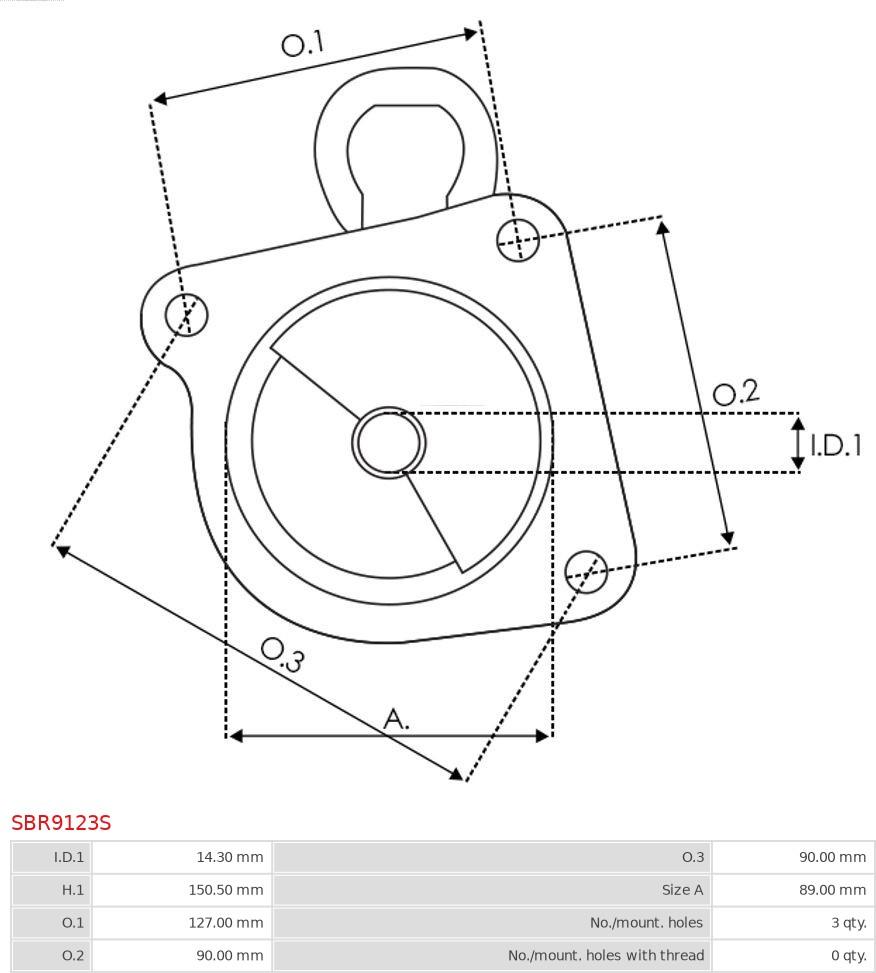 AS-PL SBR9123S - Крышка стартера, карбюратор autospares.lv