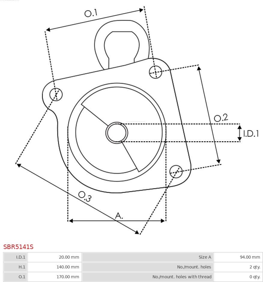 AS-PL SBR5141S - Крышка стартера, карбюратор autospares.lv