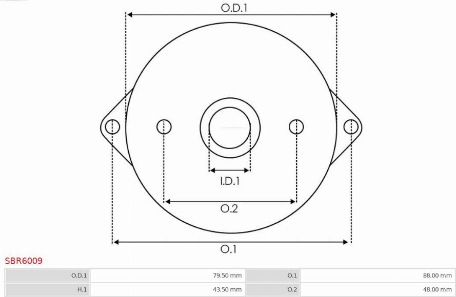 AS-PL SBR6009 - Крышка стартера, карбюратор autospares.lv