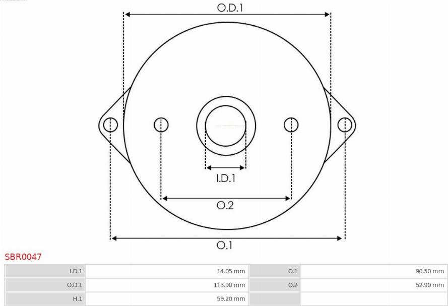 AS-PL SBR0047 - Крышка стартера, карбюратор autospares.lv