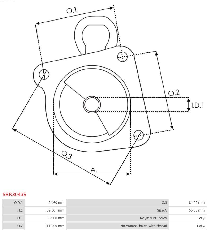 AS-PL SBR3043S - Крышка стартера, карбюратор autospares.lv