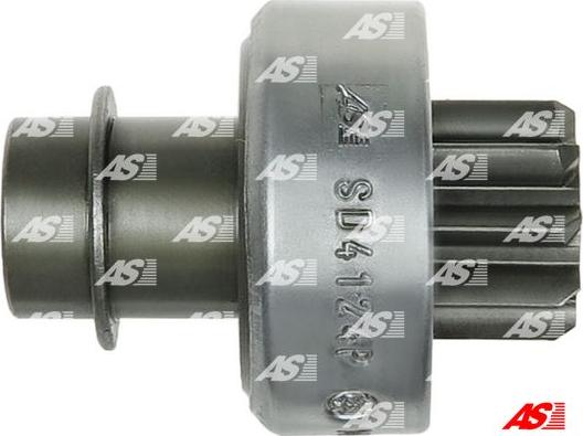 AS-PL SD4124P - Ведущая шестерня, бендикс, стартер autospares.lv