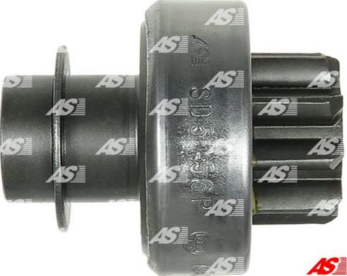 AS-PL SD5156P - Ведущая шестерня, бендикс, стартер autospares.lv