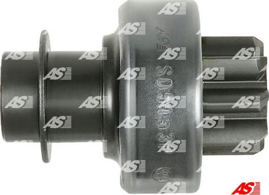 AS-PL SD5153P - Ведущая шестерня, бендикс, стартер autospares.lv