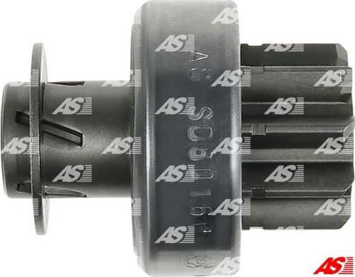 AS-PL SD6016P - Ведущая шестерня, бендикс, стартер autospares.lv