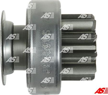 AS-PL SD6128P - Ведущая шестерня, бендикс, стартер autospares.lv