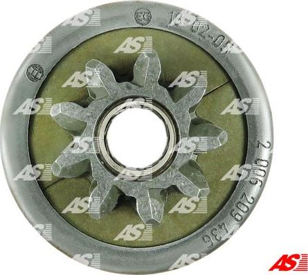 AS-PL SD0046(BOSCH) - Ведущая шестерня, бендикс, стартер autospares.lv