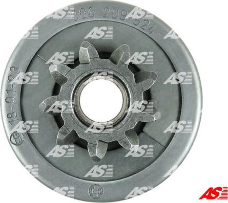 AS-PL SD0038(BOSCH) - Ведущая шестерня, бендикс, стартер autospares.lv