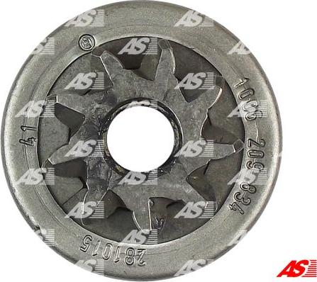 AS-PL SD0198(BOSCH) - Ведущая шестерня, бендикс, стартер autospares.lv