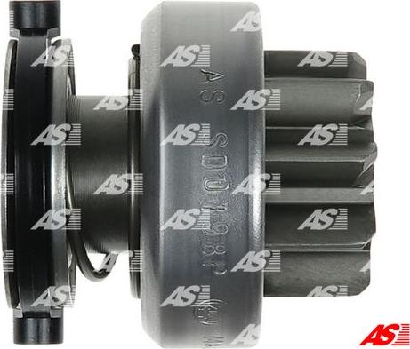 AS-PL SD0198P - Ведущая шестерня, бендикс, стартер autospares.lv