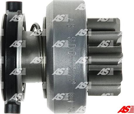 AS-PL SD0126P - Ведущая шестерня, бендикс, стартер autospares.lv