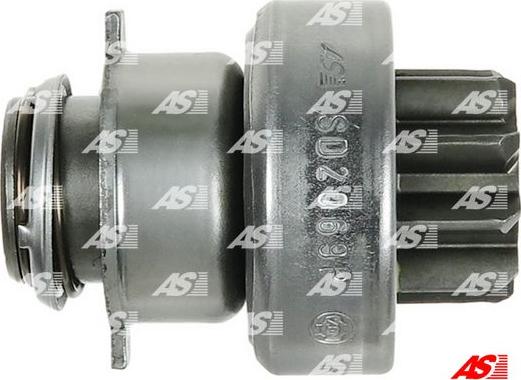 AS-PL SD2069P - Ведущая шестерня, бендикс, стартер autospares.lv