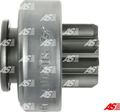 AS-PL SD2087P - Ведущая шестерня, бендикс, стартер autospares.lv