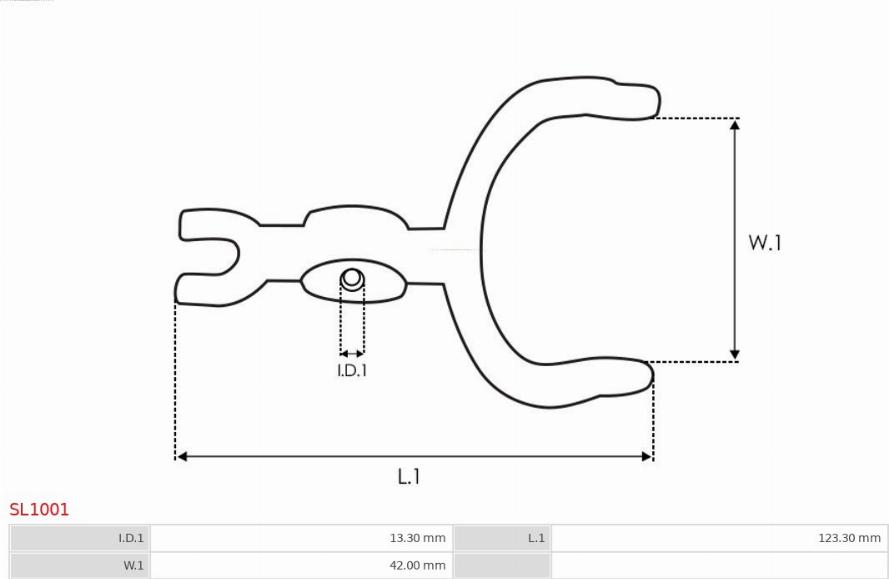 AS-PL SL1001 - Ремкомплект, стартер autospares.lv