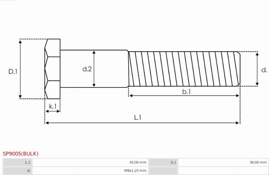 AS-PL SP9005(BULK) - Ремкомплект, стартер autospares.lv