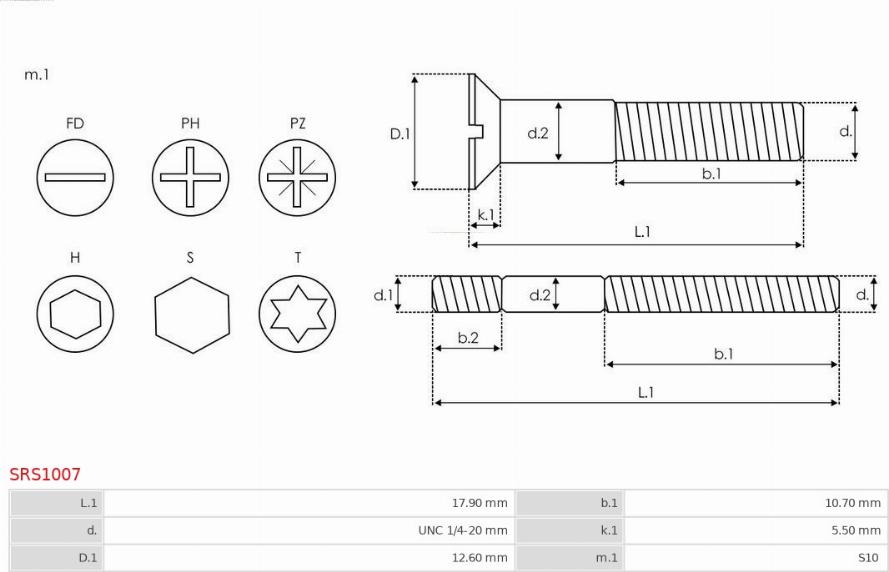 AS-PL SRS1007 - Ремкомплект, генератор autospares.lv