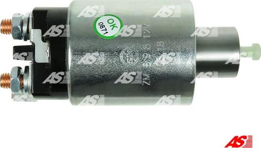 AS-PL SS5003(ZM) - Тяговое реле, соленоид, стартер autospares.lv