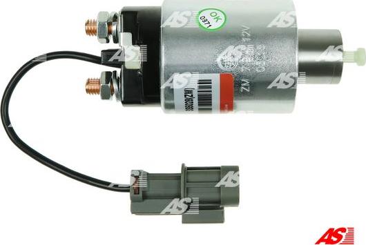 AS-PL SS5028(ZM) - Тяговое реле, соленоид, стартер autospares.lv