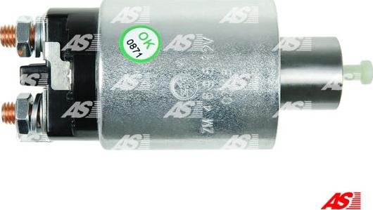 AS-PL SS5140(ZM) - Тяговое реле, соленоид, стартер autospares.lv