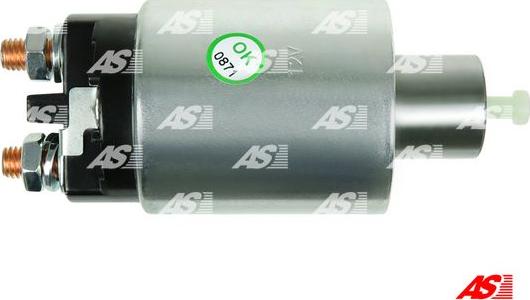 AS-PL SS5143P - Тяговое реле, соленоид, стартер autospares.lv