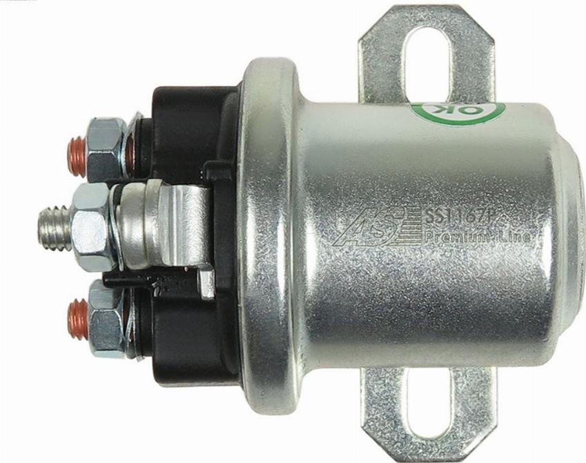 AS-PL SS1167P - Тяговое реле, соленоид, стартер autospares.lv