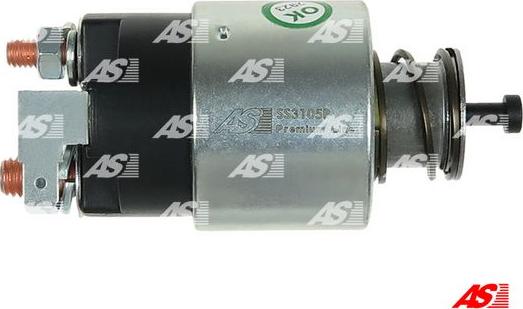 AS-PL SS3105P - Тяговое реле, соленоид, стартер autospares.lv