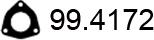 ASSO 99.4172 - Прокладка, труба выхлопного газа autospares.lv
