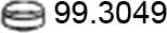 ASSO 99.3049 - Уплотнительное кольцо, труба выхлопного газа autospares.lv